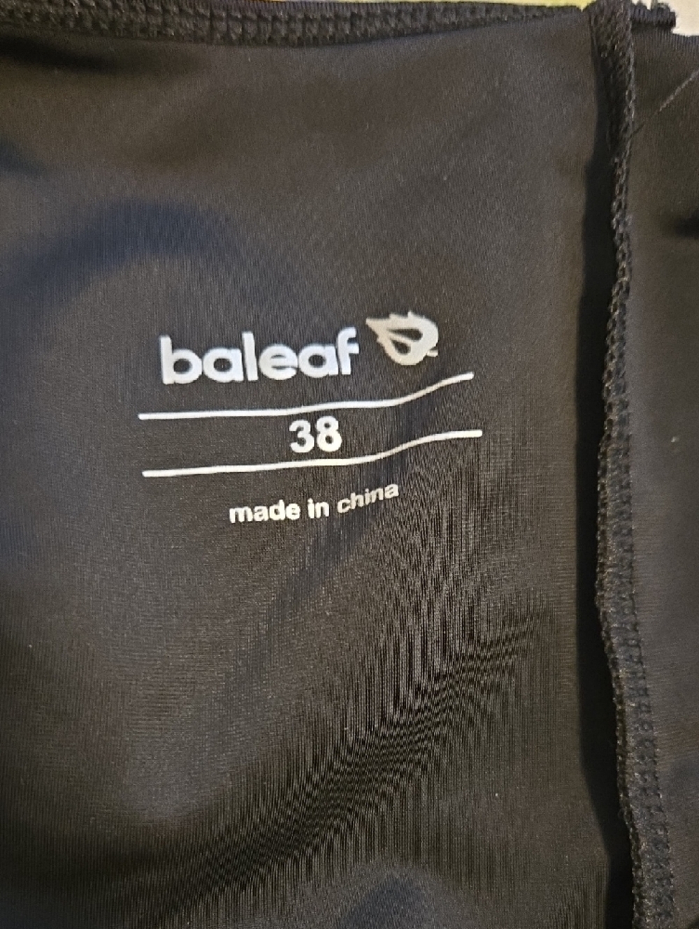 NWT Baleaf Black and Blue One-Piece Athletic Swim Suit - Picture 5 of 5